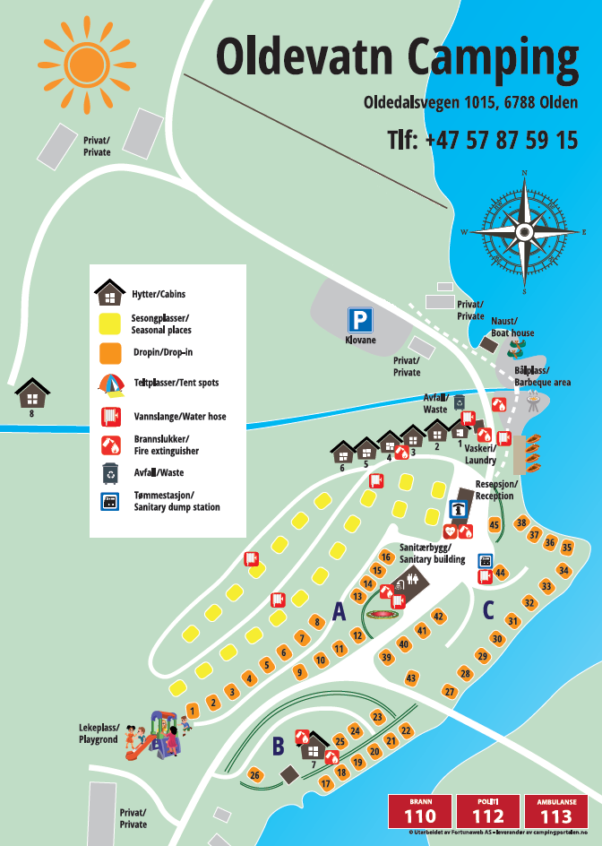 campingkart 2025 uten atlegd